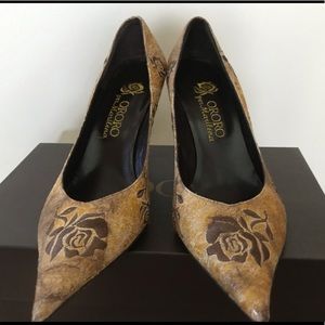 Italian Made Yellow Stilettos